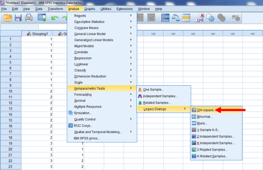 Chi-Square in SPSS 2