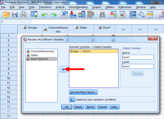 Dummy-Coded Regression in SPSS 11