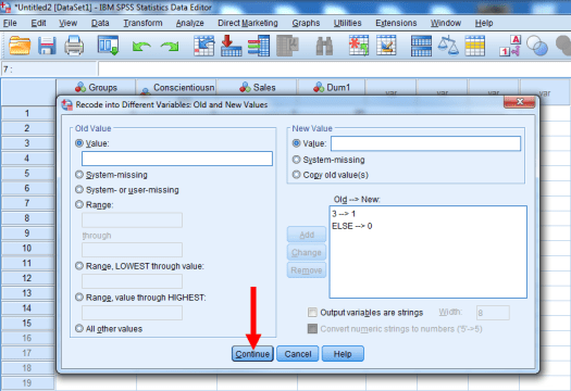 Dummy-Coded Regression in SPSS 17