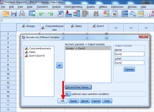 Dummy-Coded Regression in SPSS 18