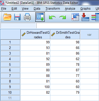One-Sample T-Test in SPSS 1