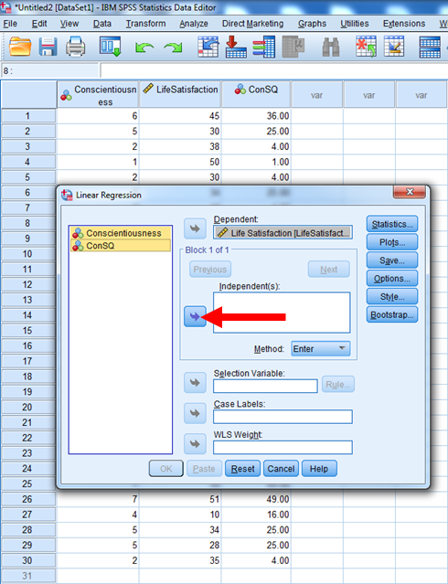 Quadratic Regression in SPSS – Dr. Matt C. Howard
