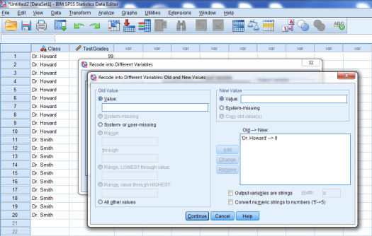 Two-Sample T-Test in SPSS 9