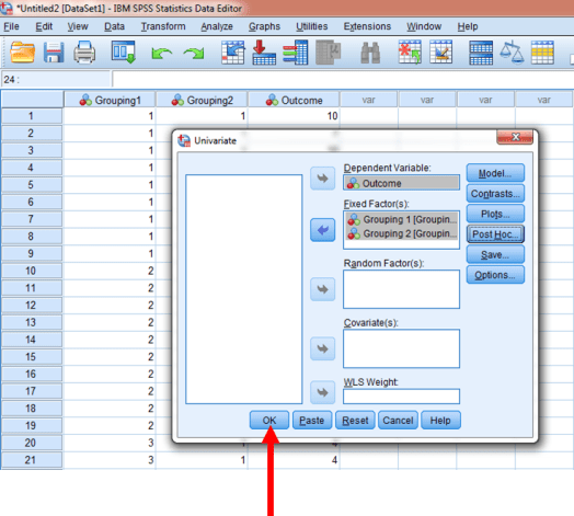 Two-Way ANOVA in SPSS 10