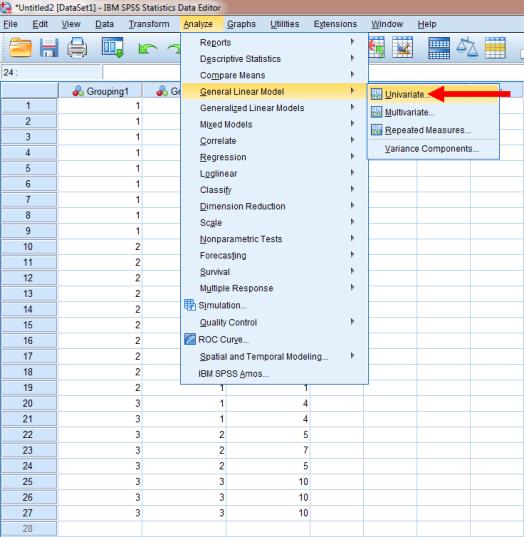 Two-Way ANOVA in SPSS 2