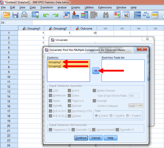Two-Way ANOVA in SPSS 7
