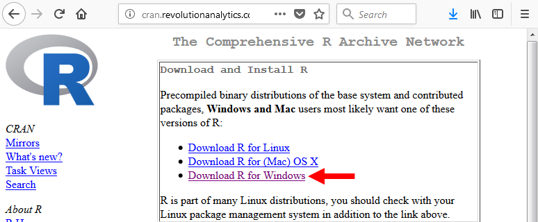 Downloading R for Windows – Dr. Matt C. Howard