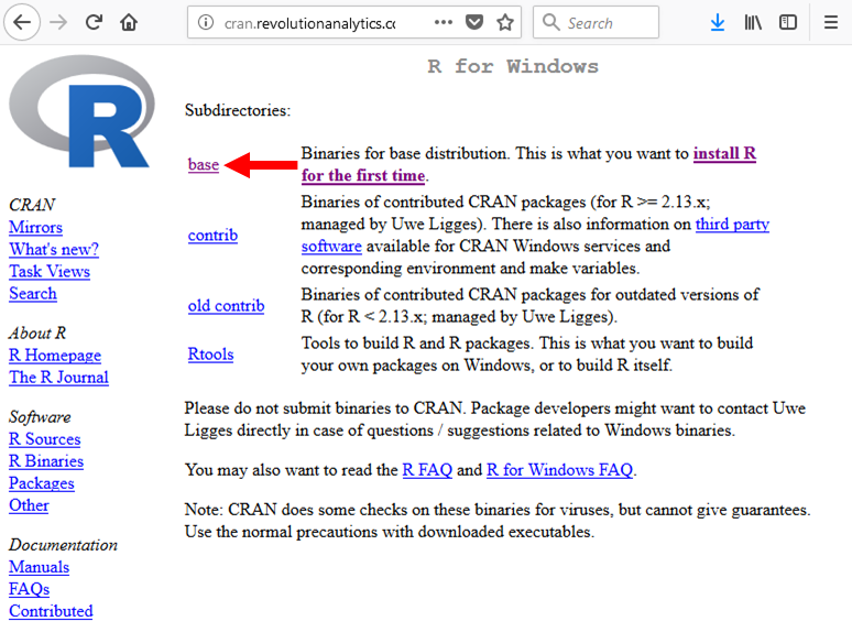 Downloading R for Windows – Dr. Matt C. Howard