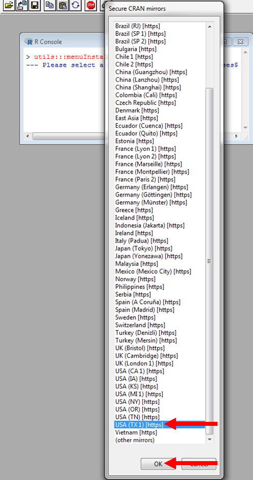 Installing Packages in R 2