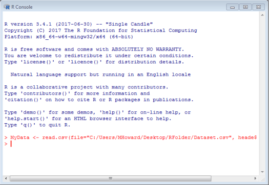 Opening Data in R 15