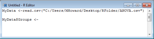 One-Way ANOVA in R 1b