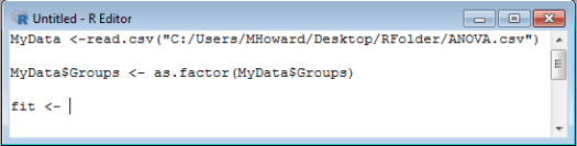 One-Way ANOVA in R 2
