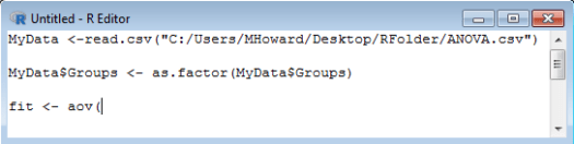 One-Way ANOVA in R 3