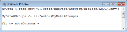 One-Way ANOVA in R 4