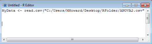 Two Way ANOVA in R 1