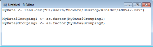 Two Way ANOVA in R 3