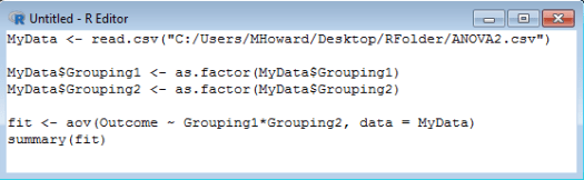 Two Way ANOVA in R 9