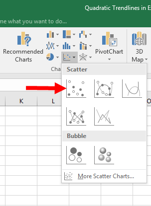 Quadratic Trendlines in Excel Charts 0.3